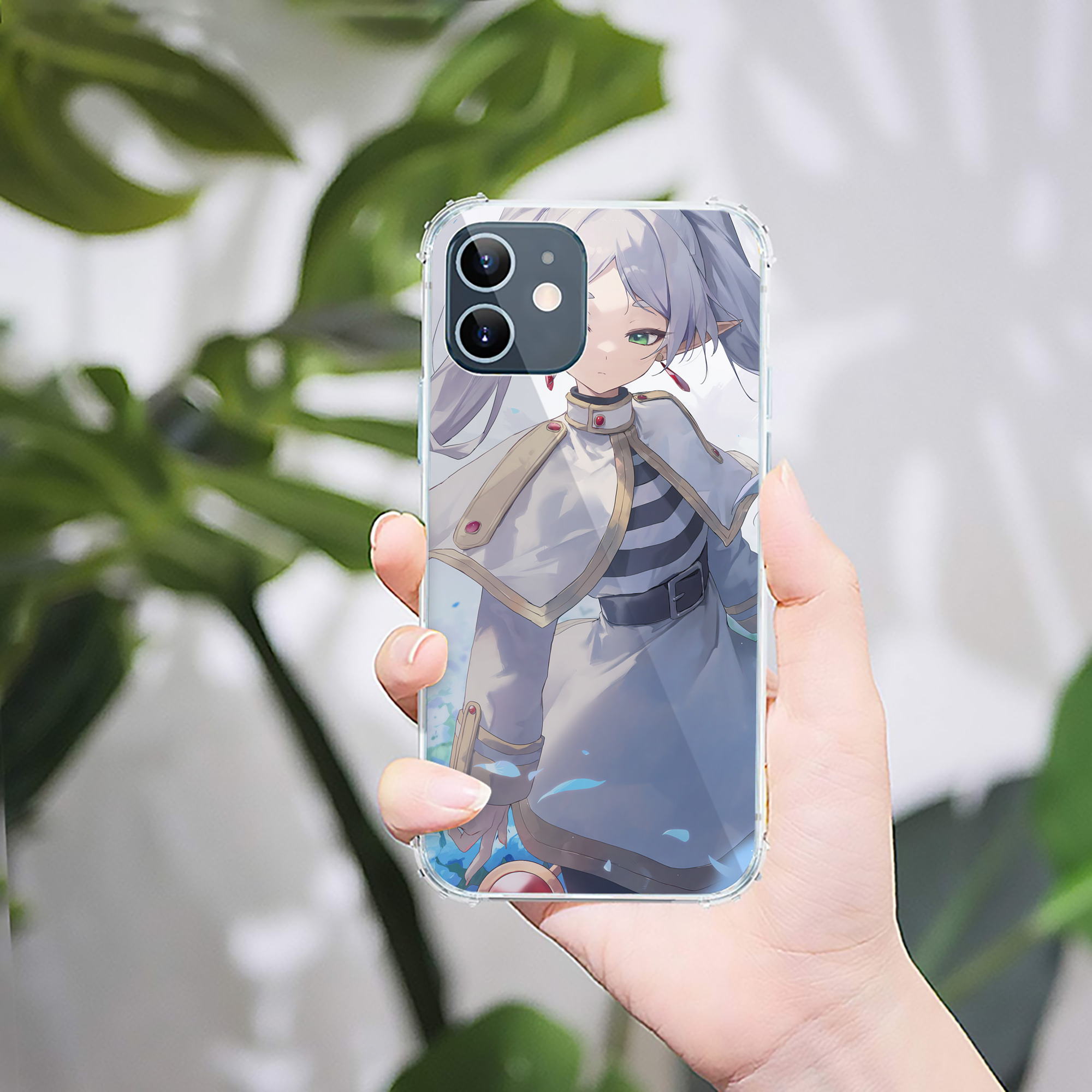（画像用） 葬送のフリーレン Frieren 【iPhone 12シリーズ対応】透明スマホケース（クリアソフトケース）